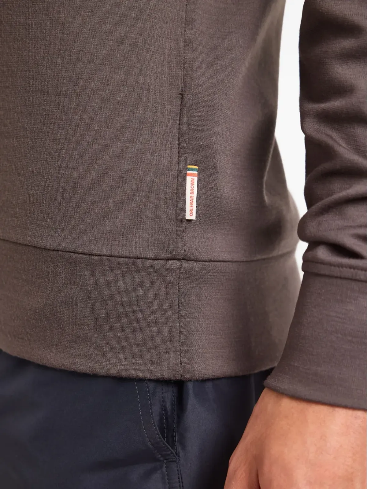 Orlebar Brown Isar ハーフジップ メリノウールセーター - 画像4
