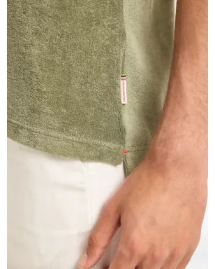 Orlebar Brown Terry Towelling pocket T-shirt - Green - サムネイル4