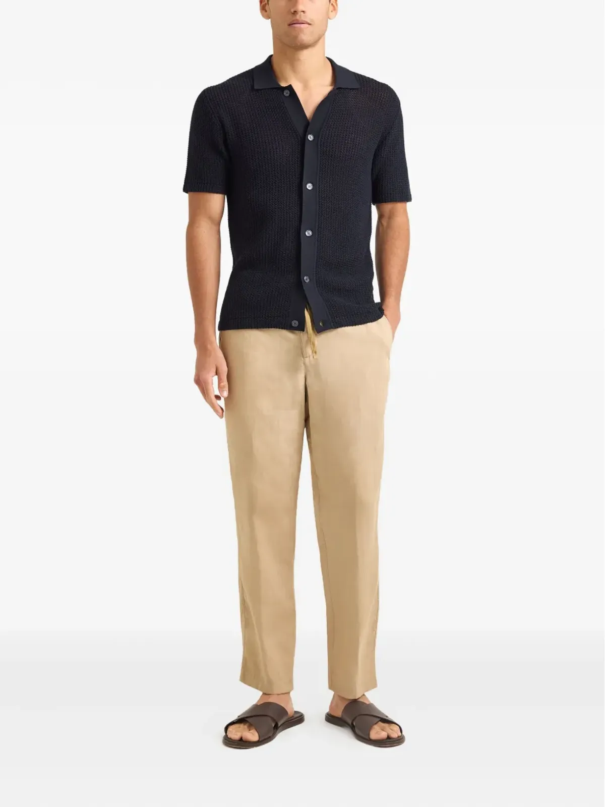 Orlebar Brown Tiernan クロシェシャツ - ブルー - 画像2