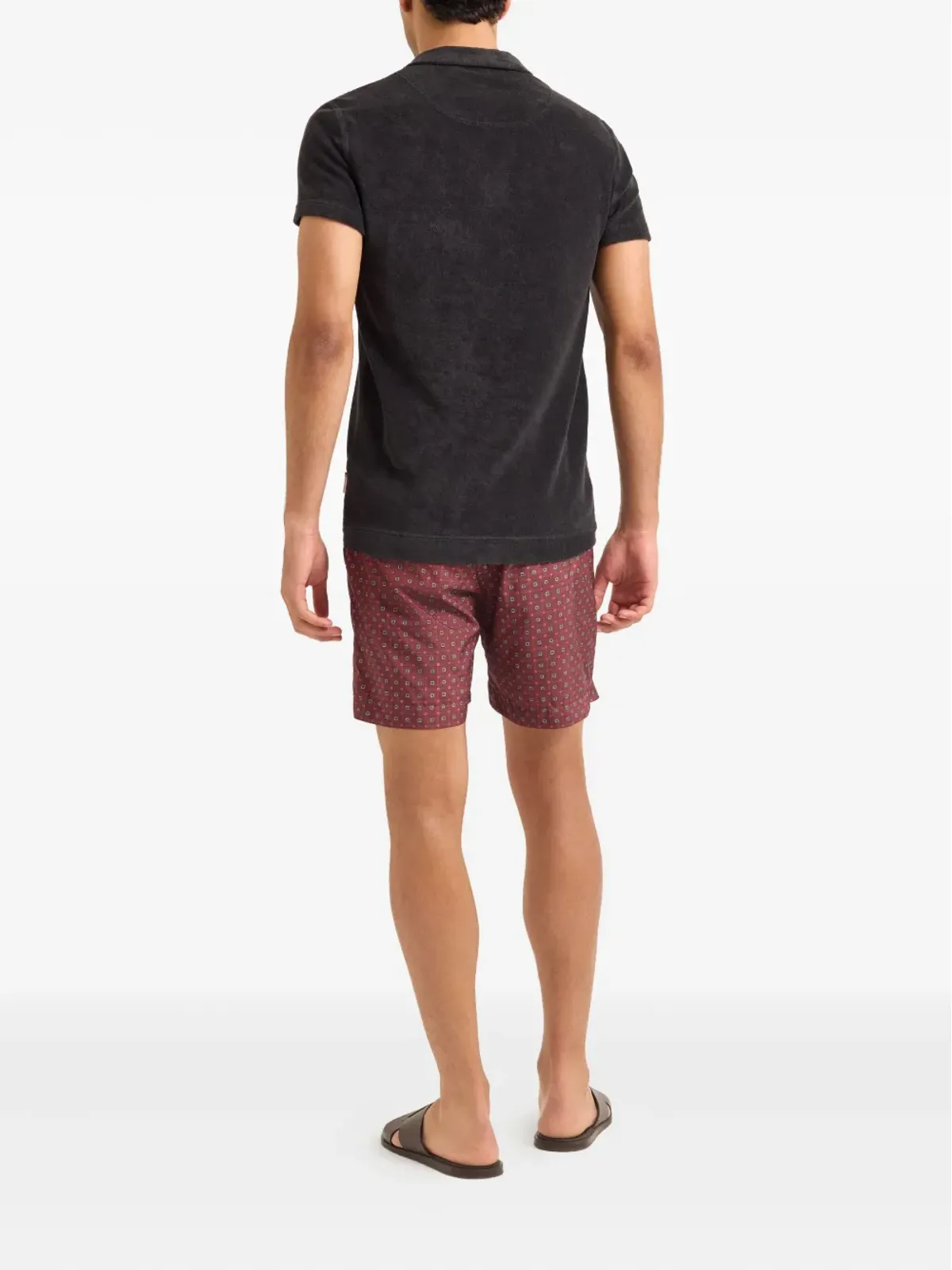 Orlebar Brown テリータオリングTシャツ グレー - 画像3