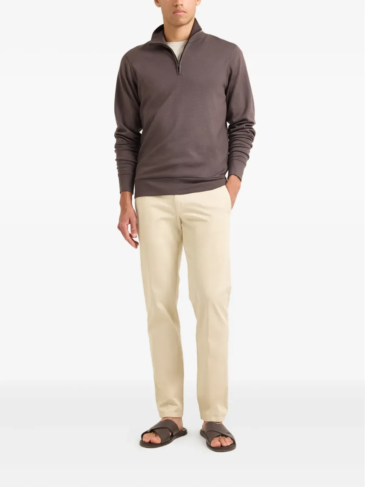 Orlebar Brown Fallonバックルチノパンツ - 画像2