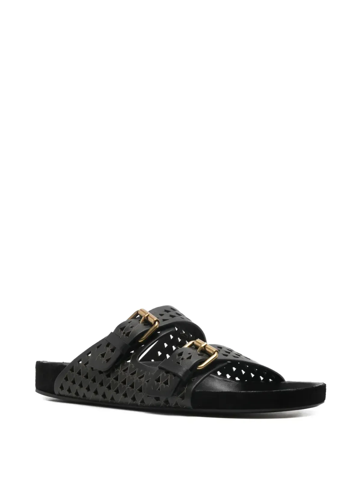 ISABEL MARANT Lennyo カットアウトバックル フラットサンダル - 画像2