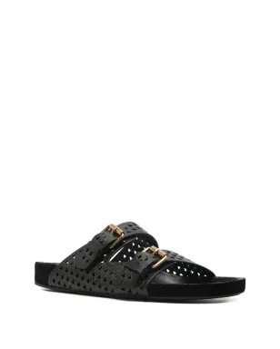 ISABEL MARANT Lennyo カットアウトバックル フラットサンダル - サムネイル2