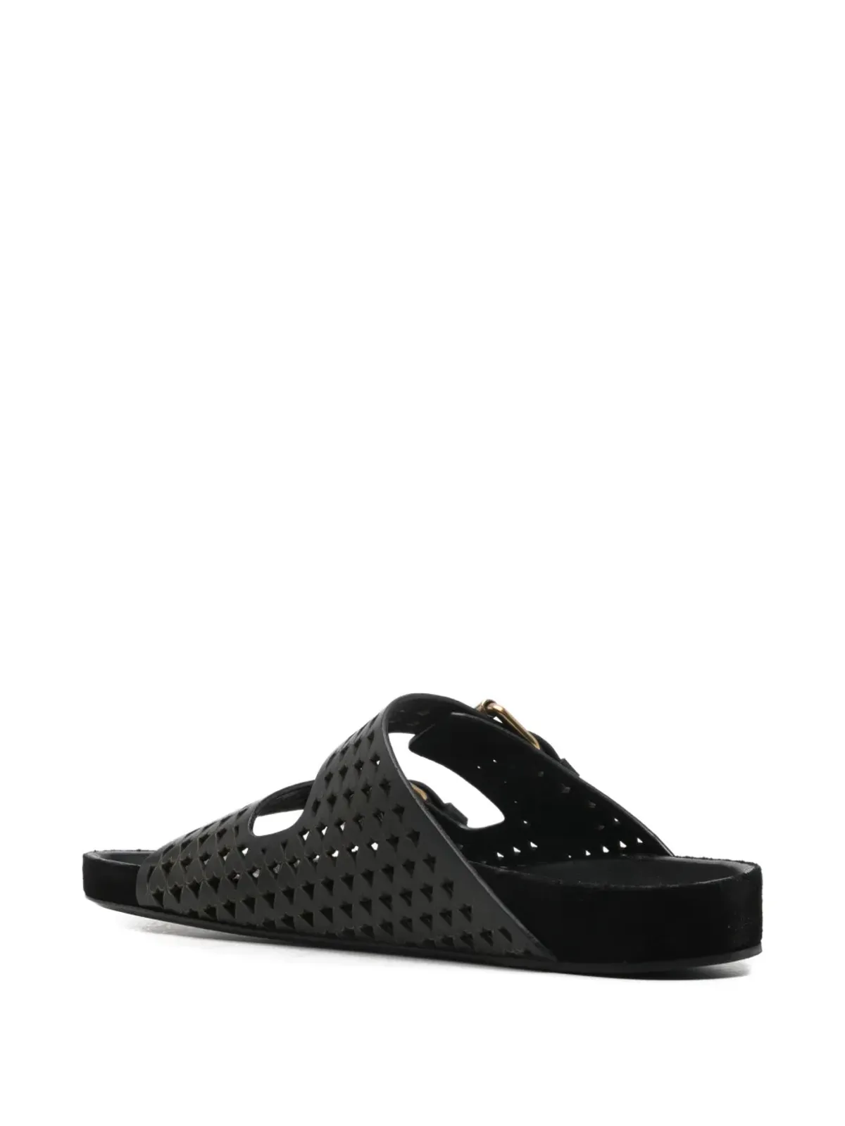 ISABEL MARANT Lennyo カットアウトバックル フラットサンダル - 画像3
