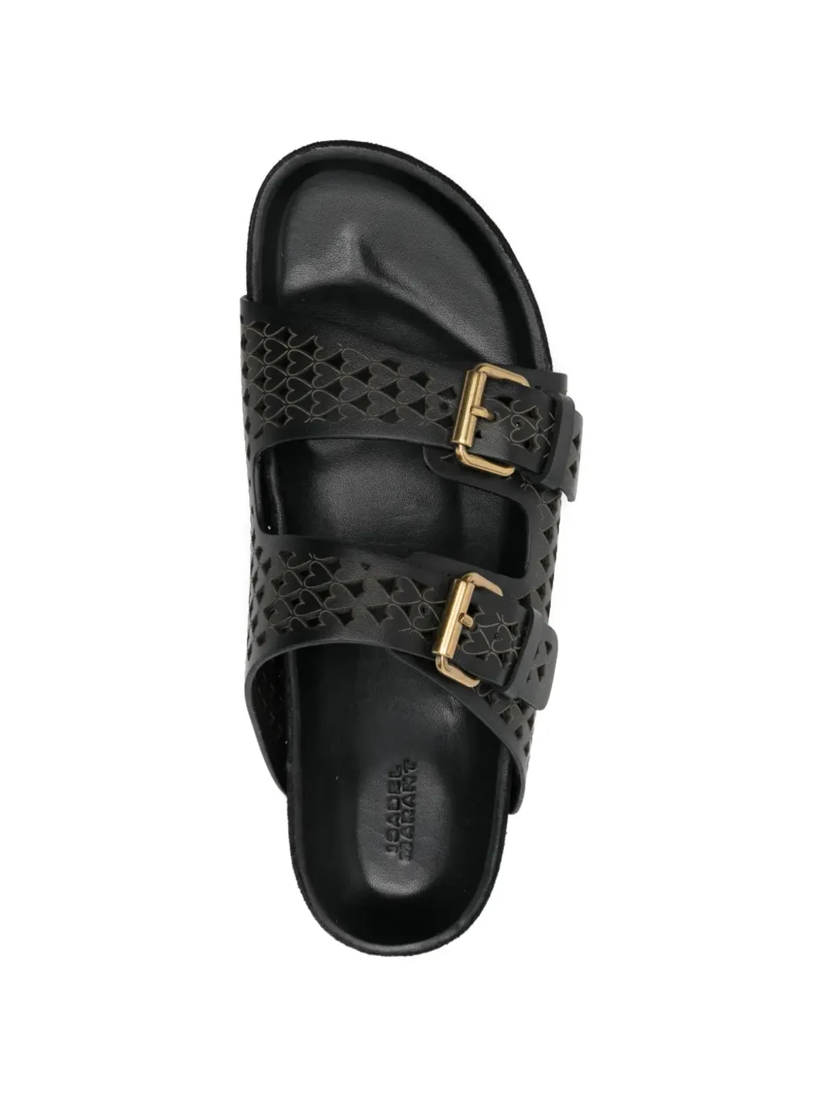 ISABEL MARANT Lennyo カットアウトバックル フラットサンダル - 画像4