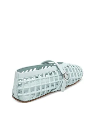 3juin Gwen カットアウトストラップ バレエフラット - Blue - サムネイル3