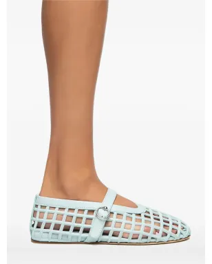 3juin Gwen カットアウトストラップ バレエフラット - Blue - サムネイル4