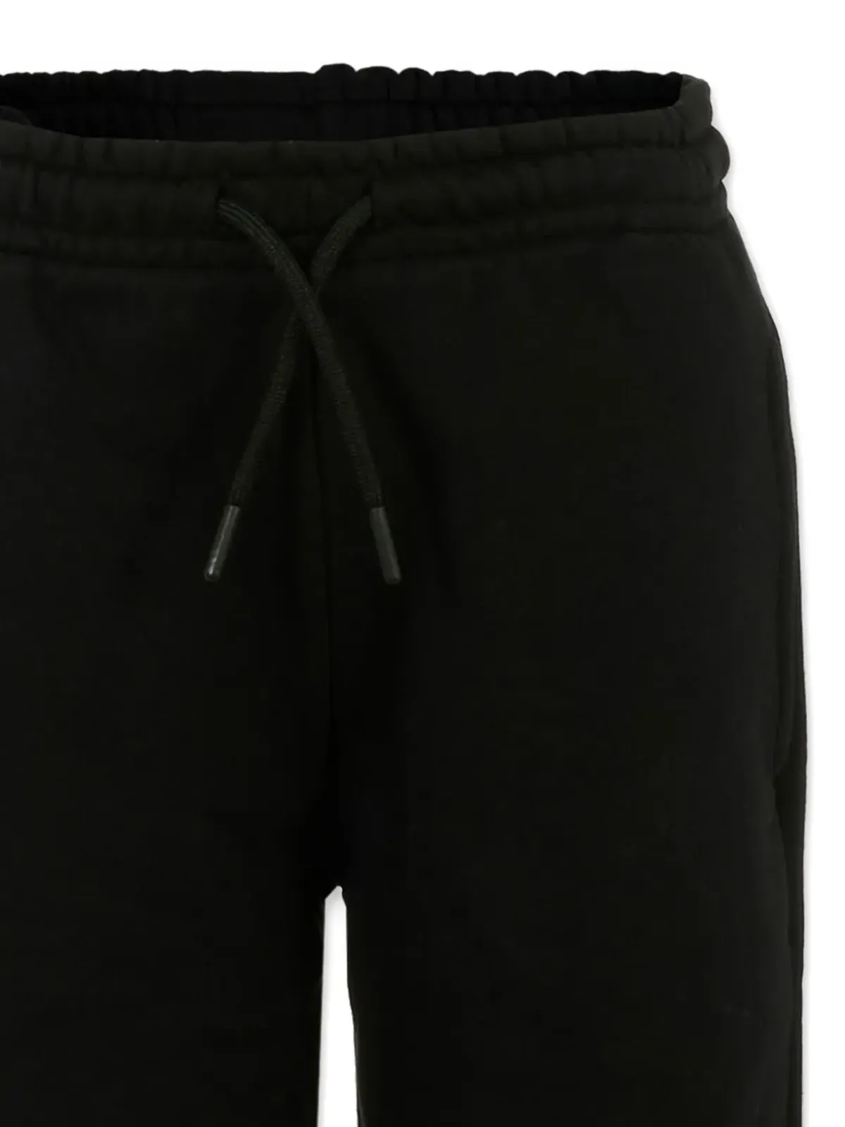 MSGM Kids ドローコード付き裾カフのカジュアルパンツ - Black - 画像3