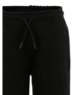 MSGM Kids ドローコード付き裾カフのカジュアルパンツ - Black - サムネイル3