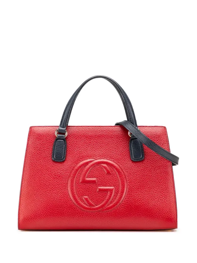 Gucci Pre-Owned Gucci ソーホー コンバーチブル トップハンドルバッグ サッチェル - レッドの商品画像