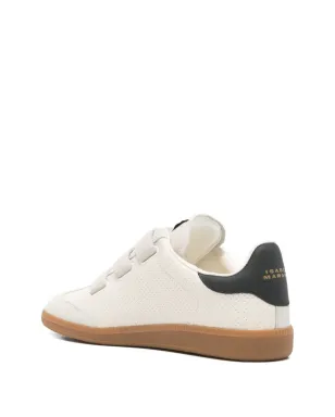 ISABEL MARANT perforated side-logo beth sneakers - サムネイル3