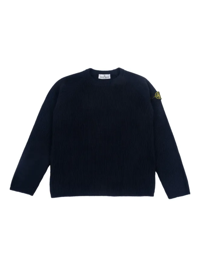 Stone Island Junior Stone Island Junior ラグランスリーブセーターの商品画像