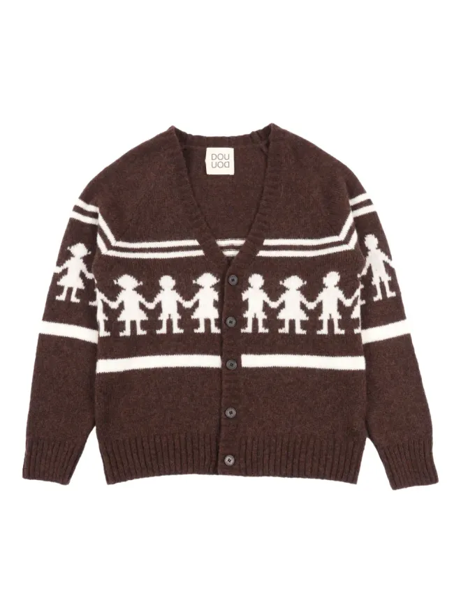 Douuod Kids Douuod Kids グラフィックパターン カーディガンの商品画像