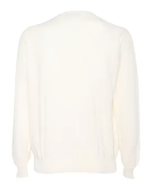 Filippo De Laurentiis cotton crew-neck jumper - White - サムネイル2