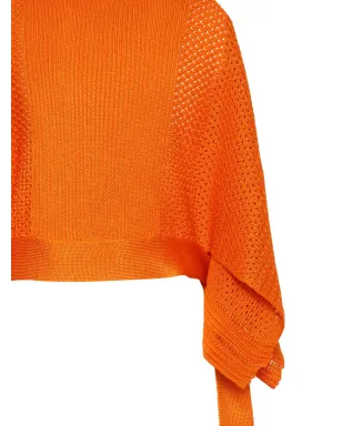 Alberta Ferretti オープンニットタイディテールセーター - サムネイル3