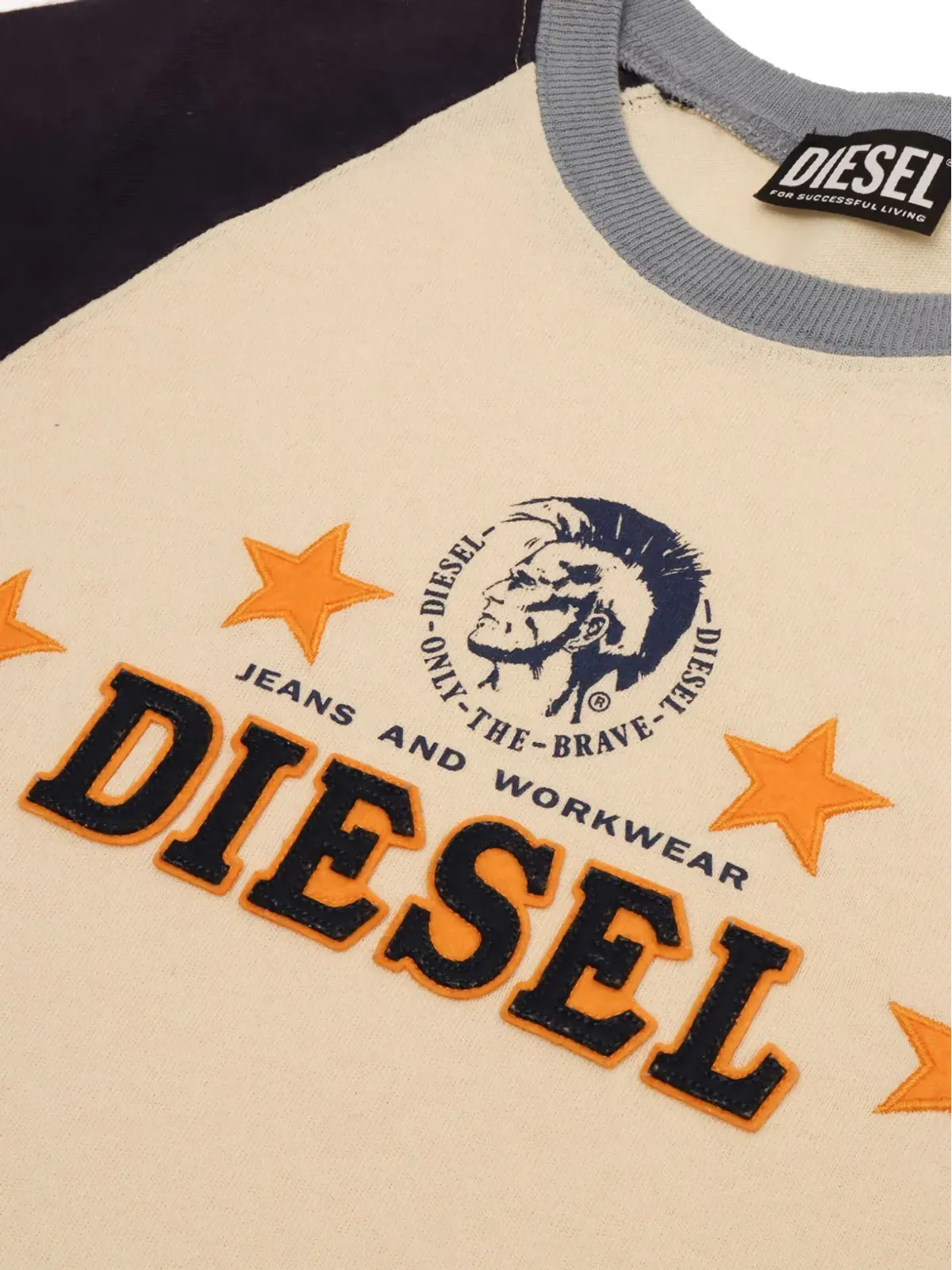 Diesel Kids ラグラン袖 ロゴプリントTシャツ - 画像3