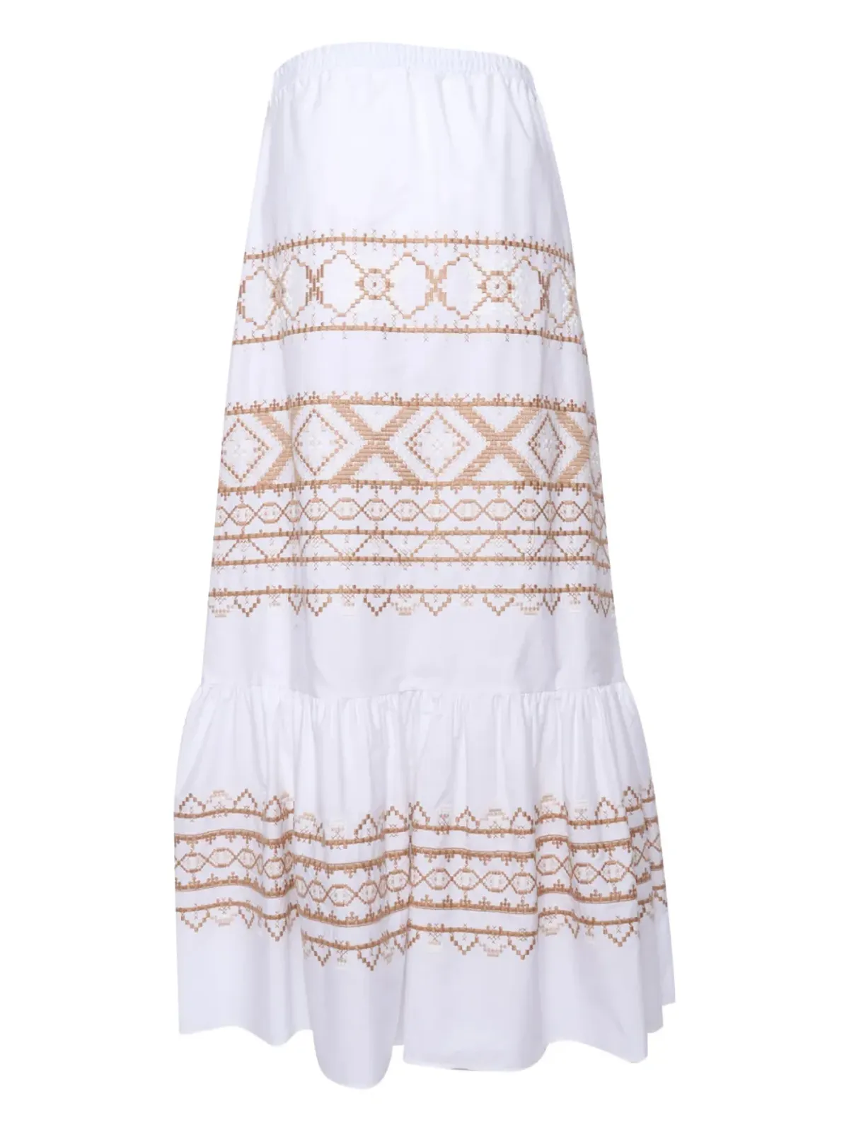 Ermanno Scervino 刺繍入りフリルスカート - 画像2