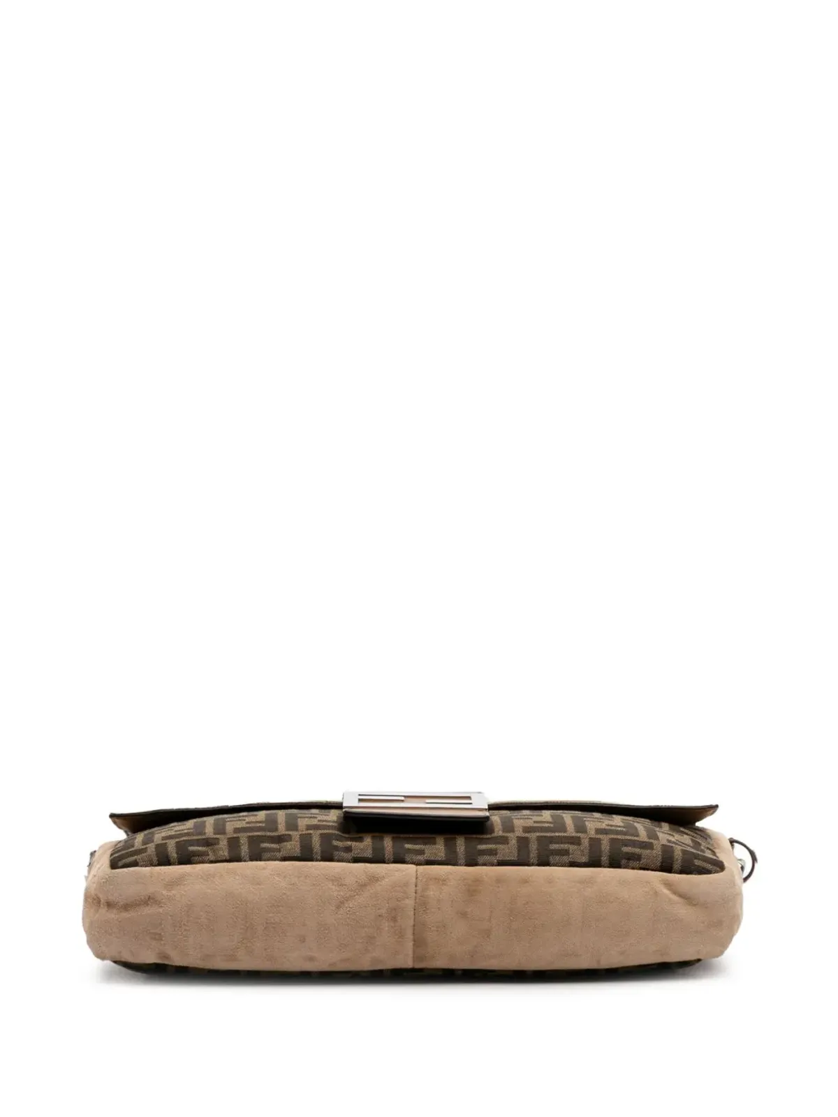 Fendi ZuccaとPequin キャンバス コンバーチブル バゲット サッチェル - 画像4