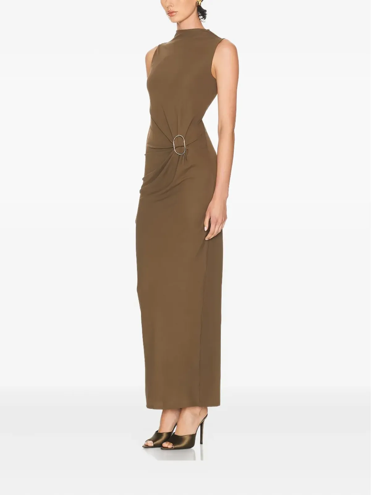 Roland Mouret モックネック・リングディテールドレス - 画像2