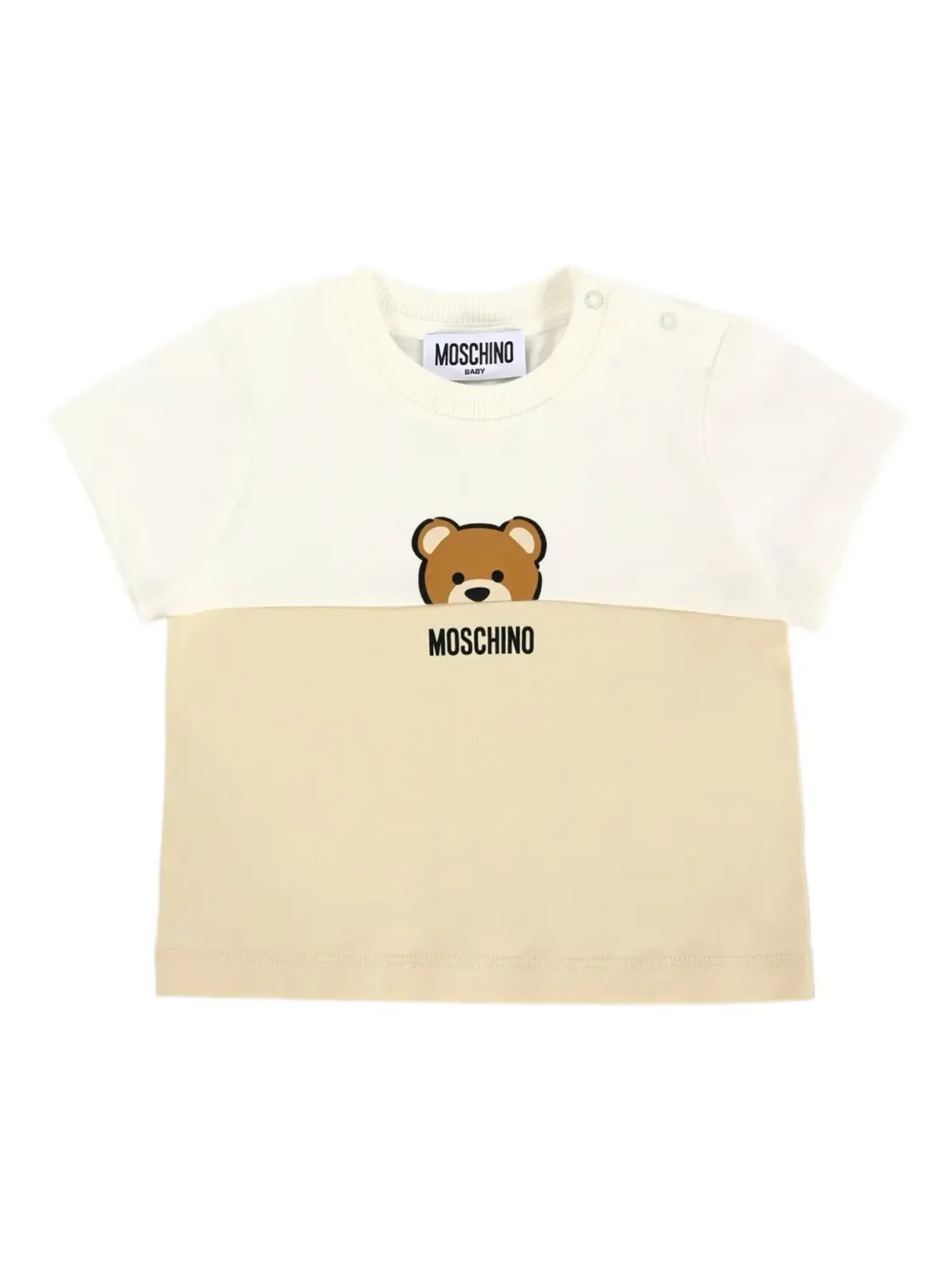 Moschino Kids ツートーンTシャツ - 画像1