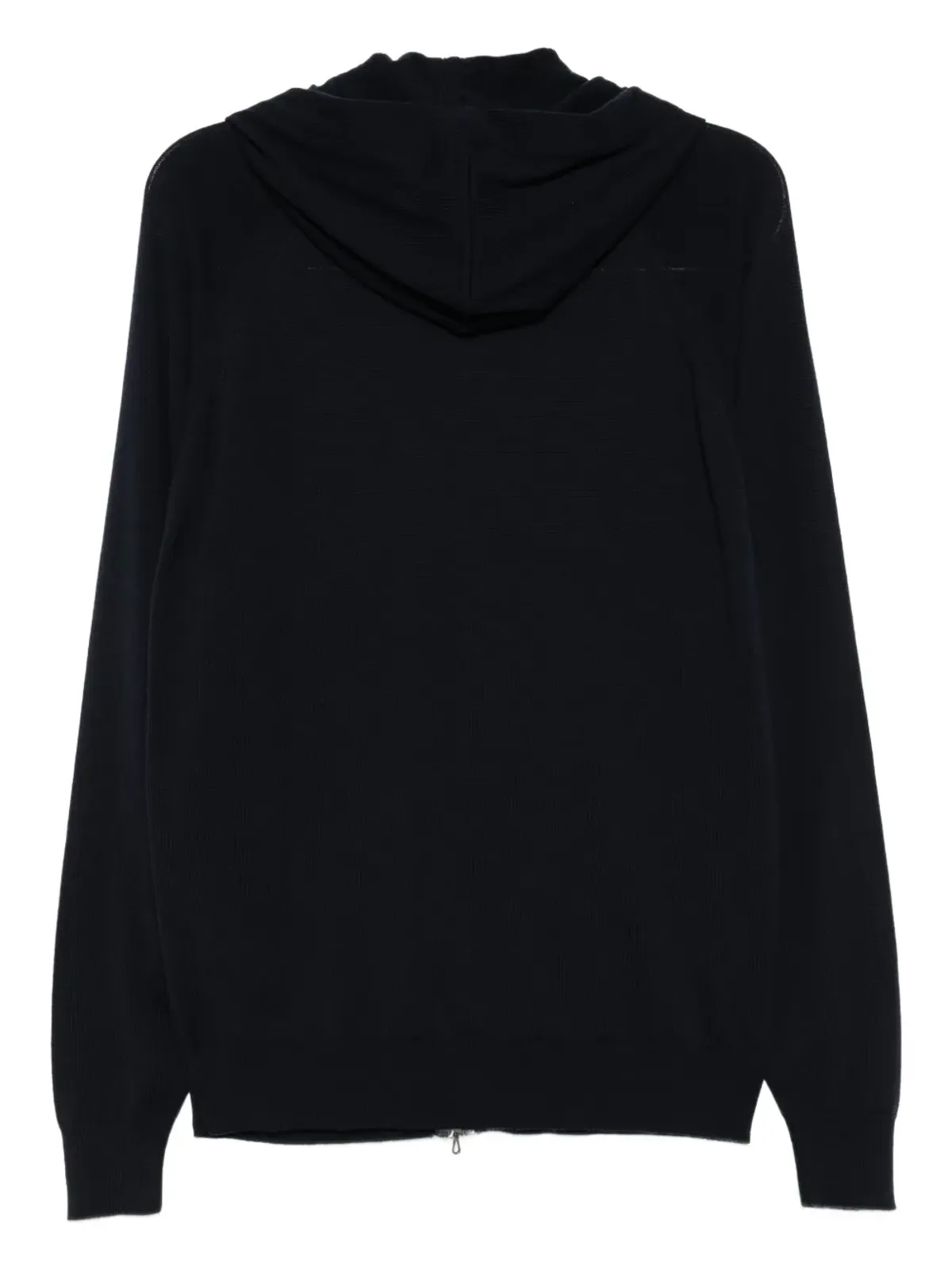 John Smedley メリノウールニット ジップフーディ - 画像2