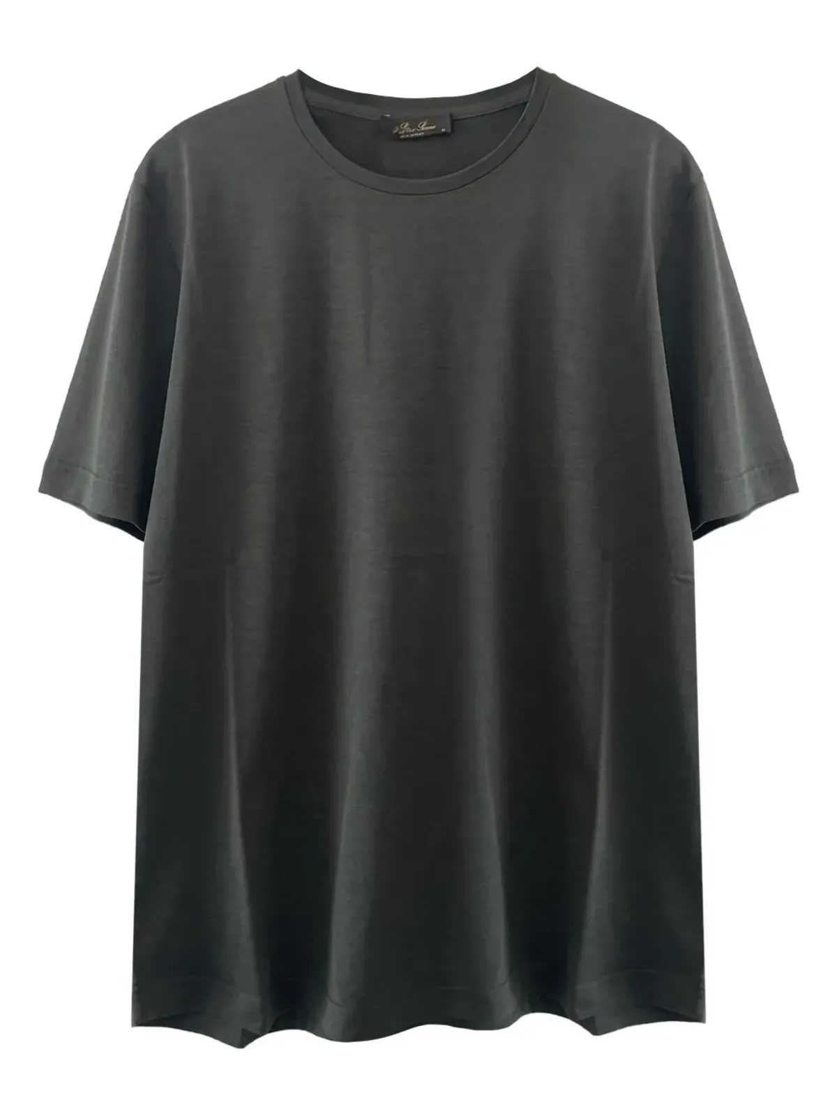 Loro Piana クルーネック半袖Tシャツ グレー - 画像1