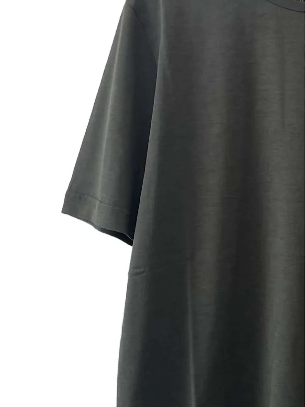 Loro Piana クルーネック半袖Tシャツ グレー - 画像2