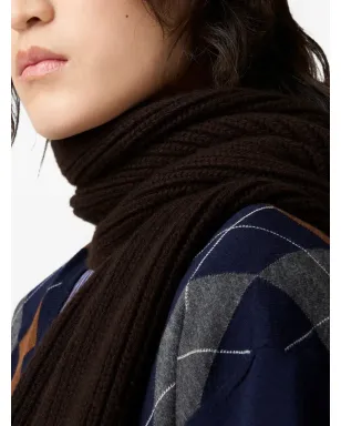 Miu Miu ロゴ入りカシミアスカーフ - サムネイル3