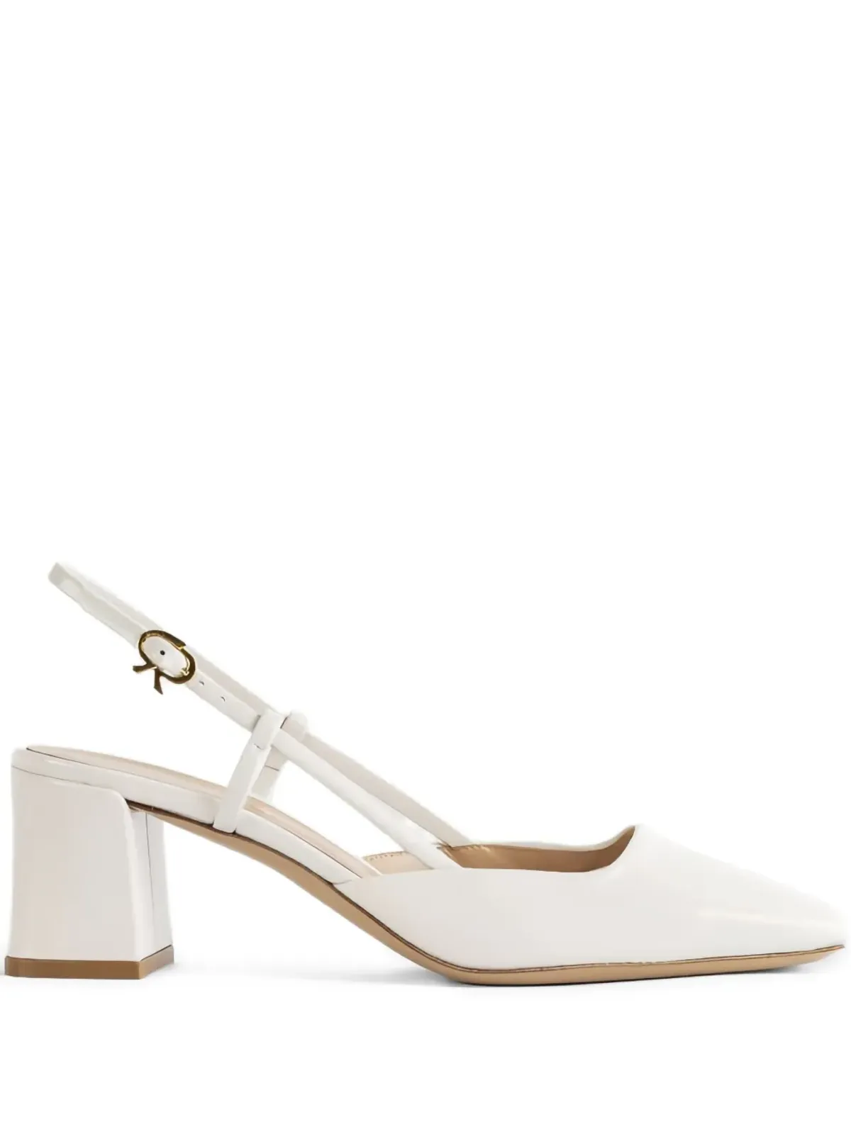 Gianvito Rossi スリングバックスクエアトゥパンプス - 画像1