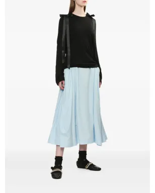 Simone Rocha リボンディテール長袖Tシャツ - サムネイル2