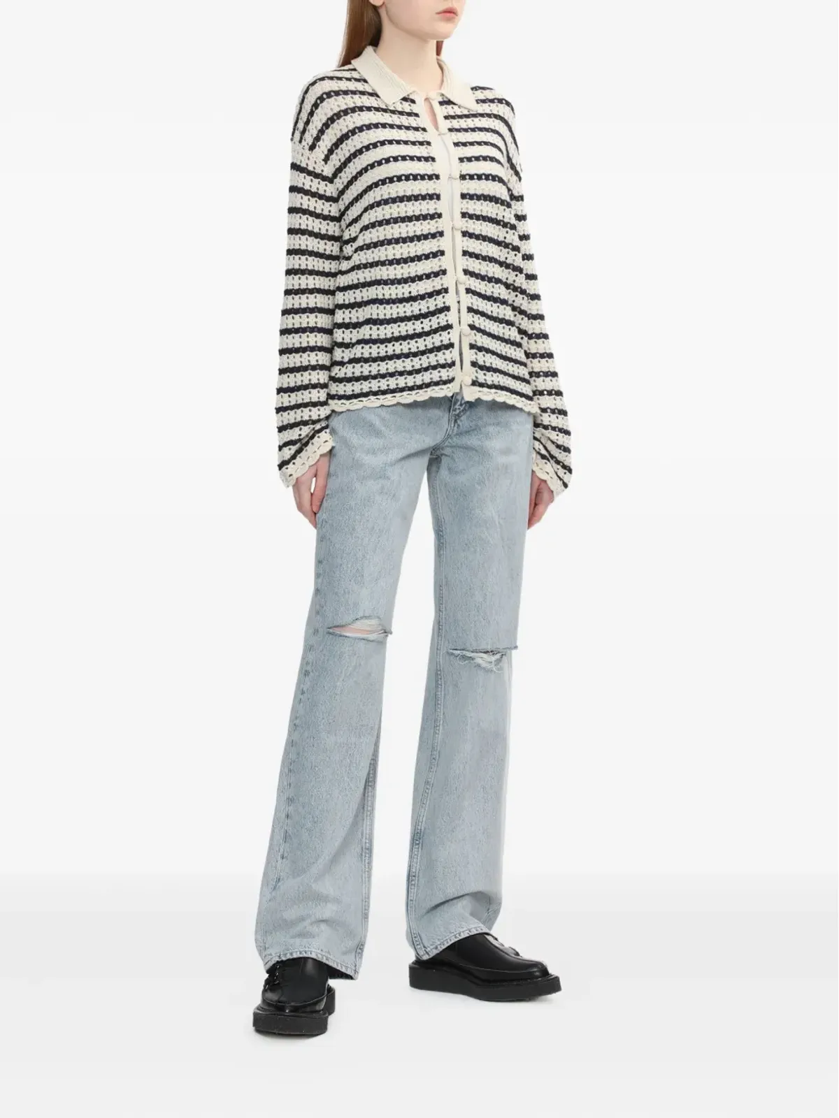 rag & bone シア・ニーリップジーンズ - 画像2
