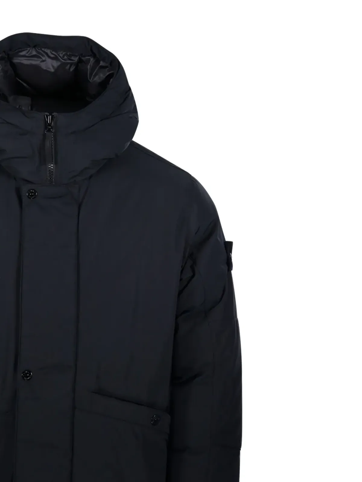Stone Island フード付きパッド入りコート - 画像4