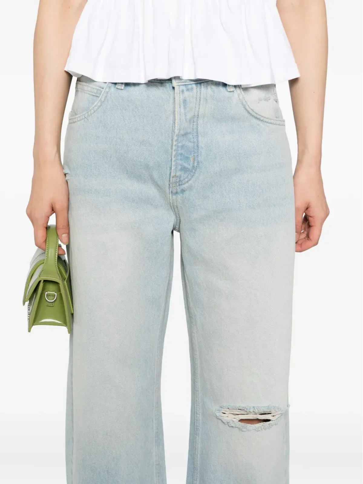 Free People ディープトランス ドロップド ボーイフレンド ジーンズ - 画像5