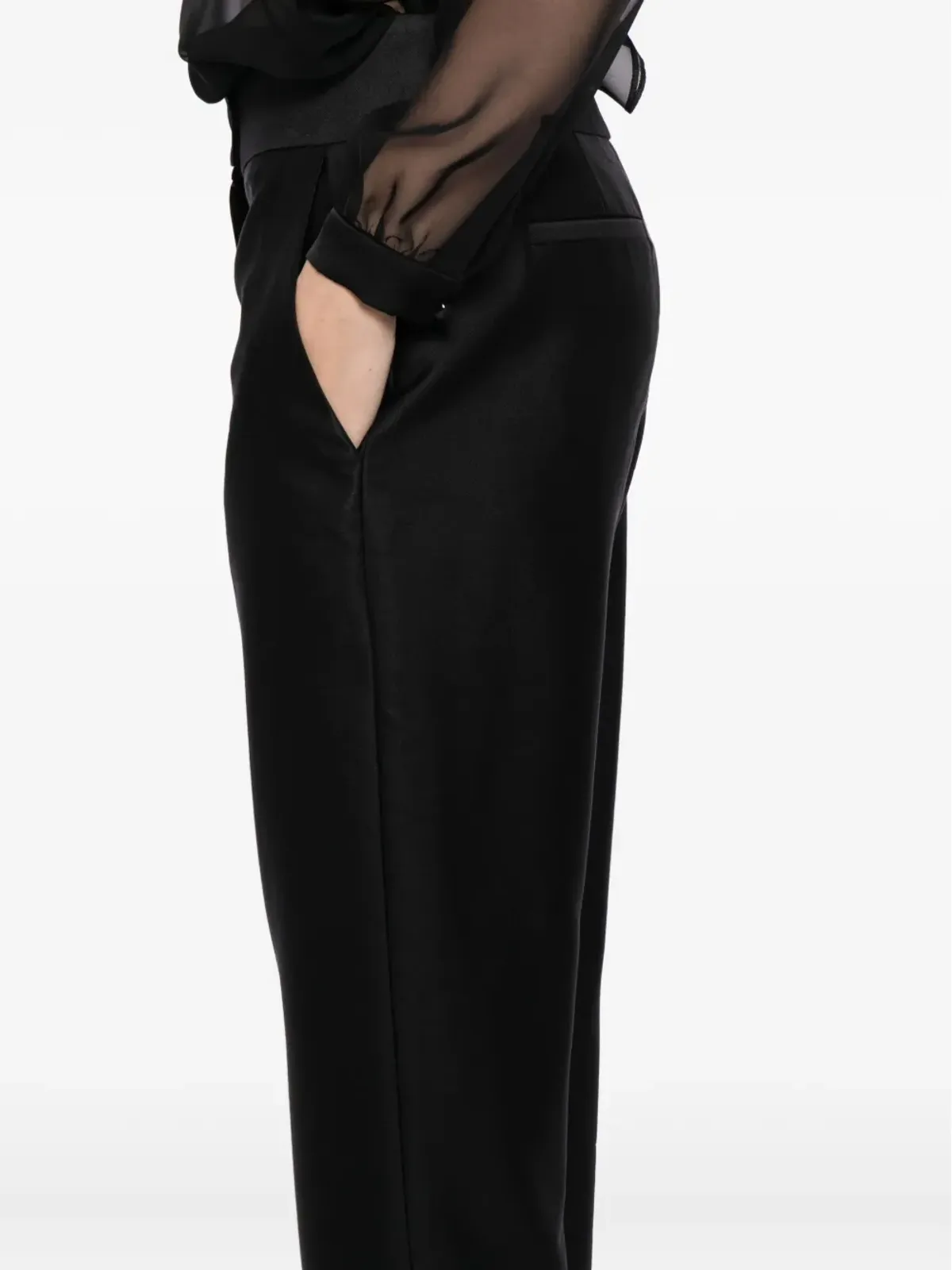 Brandon Maxwell Phoenix テーパードパンツ - 画像5