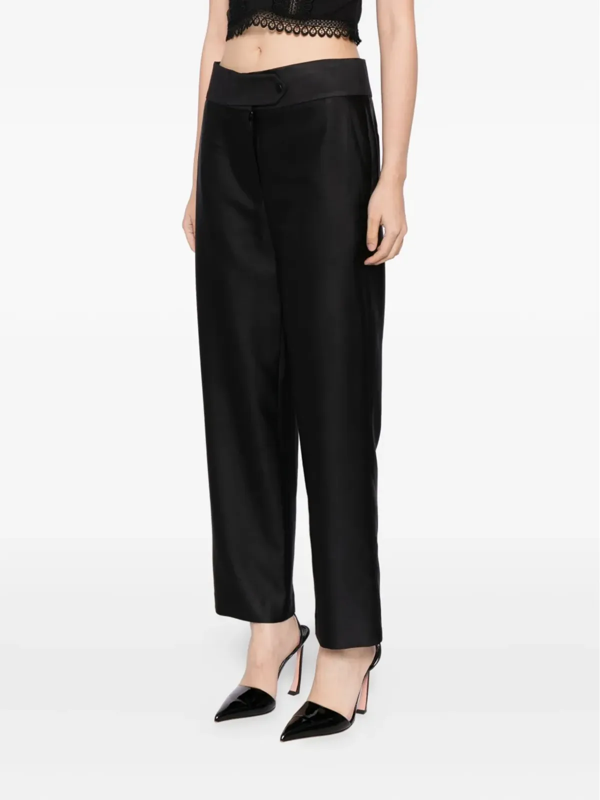 Brandon Maxwell Phoenix テーパードパンツ - 画像3