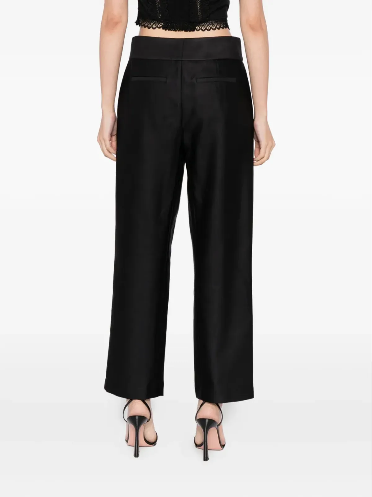 Brandon Maxwell Phoenix テーパードパンツ - 画像4