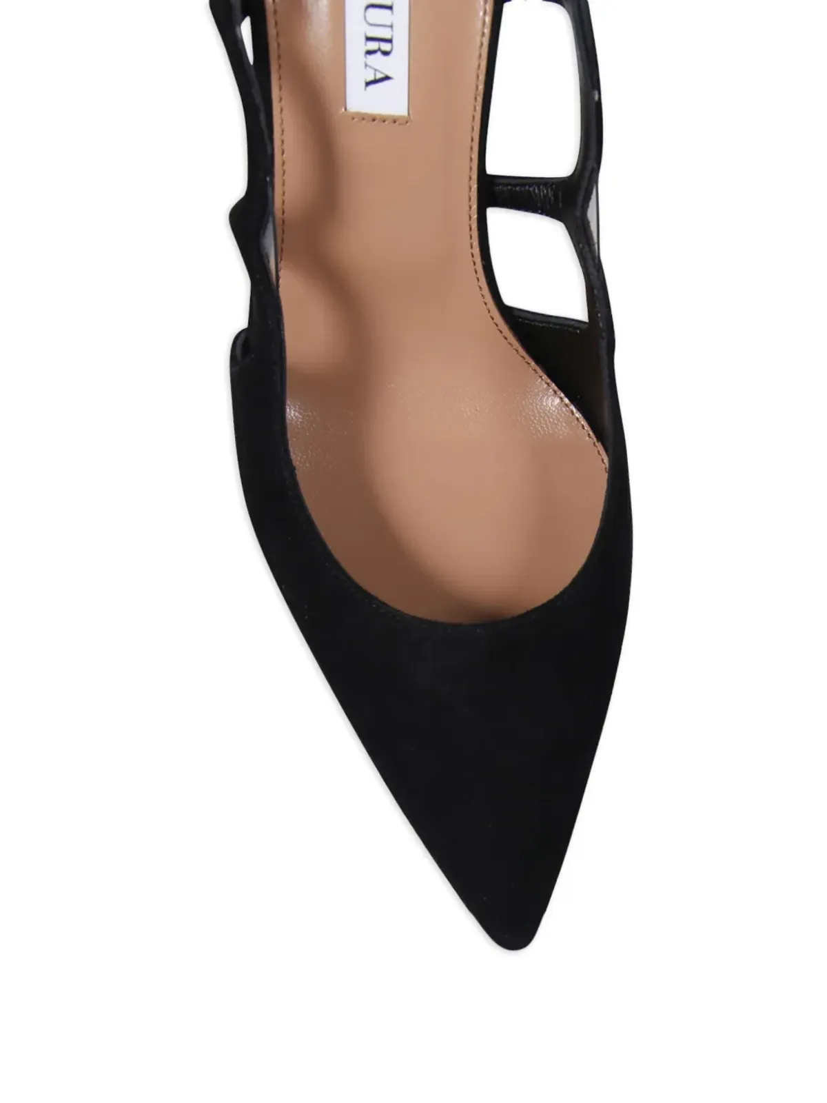 Aquazzura スリングバックカットアウトパンプス - 画像3