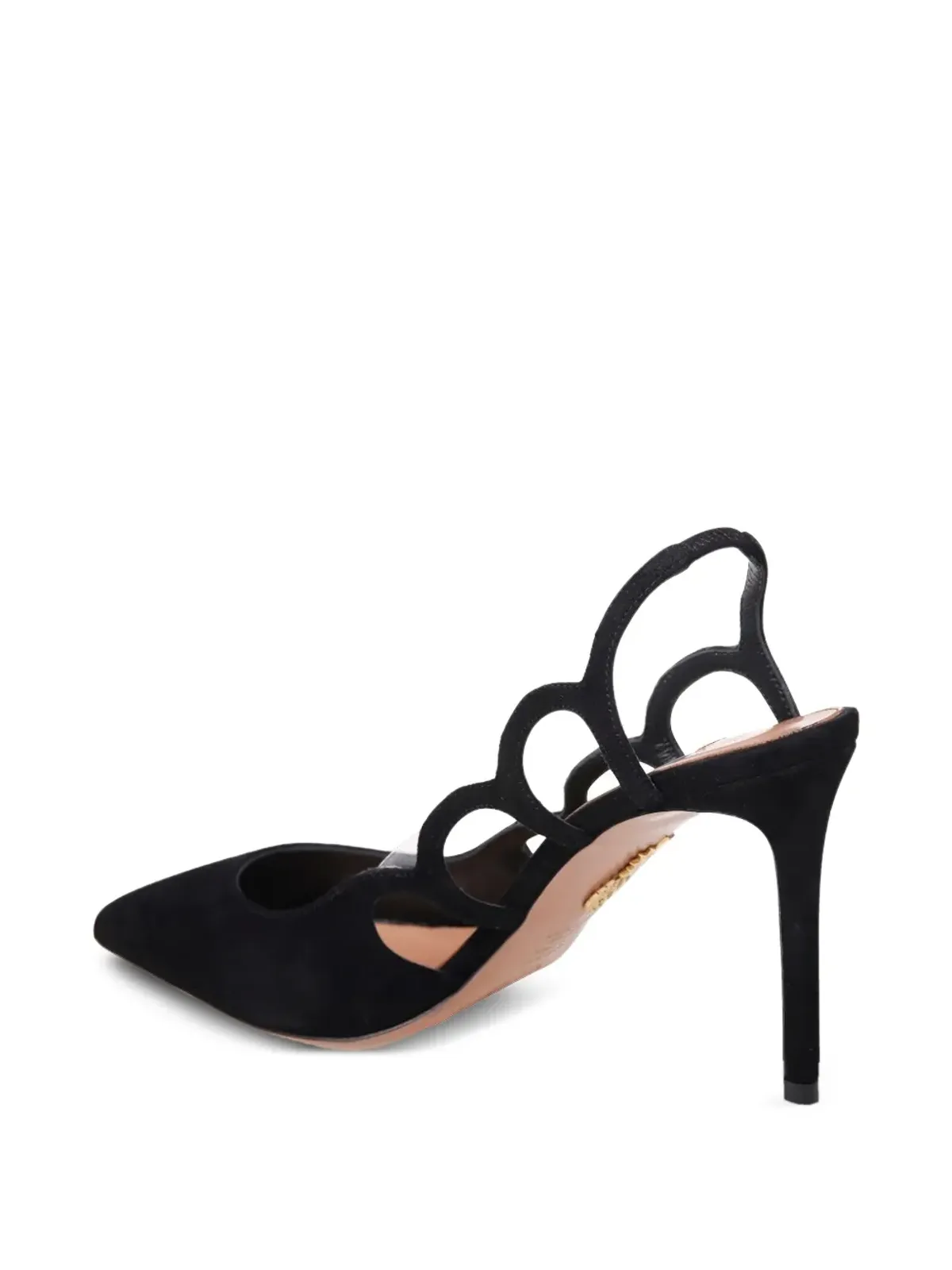 Aquazzura スリングバックカットアウトパンプス - 画像4