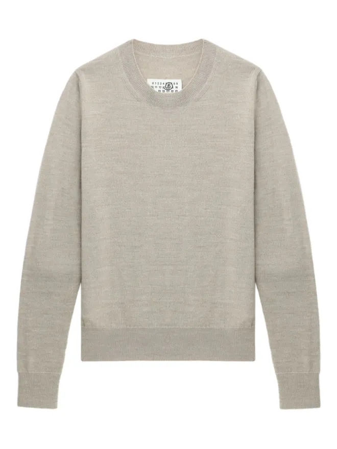 MM6 Maison Margiela MM6 Maison Margiela 肘パッチ クルーネック セーターの商品画像