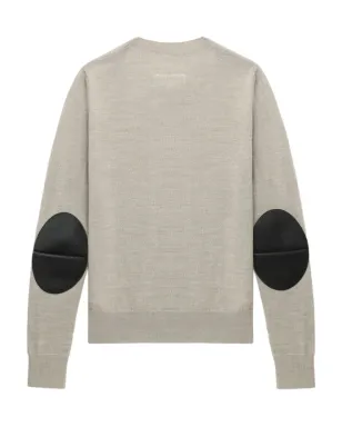 MM6 Maison Margiela 肘パッチ クルーネック セーター - サムネイル5