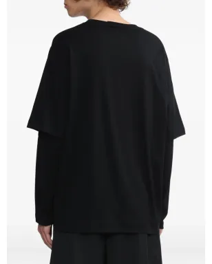Simone Rocha フリルポケット付きレイヤードTシャツ - サムネイル4