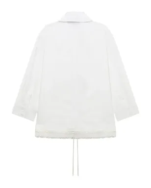 Simone Rocha レーストリムポケットシャツ - サムネイル3