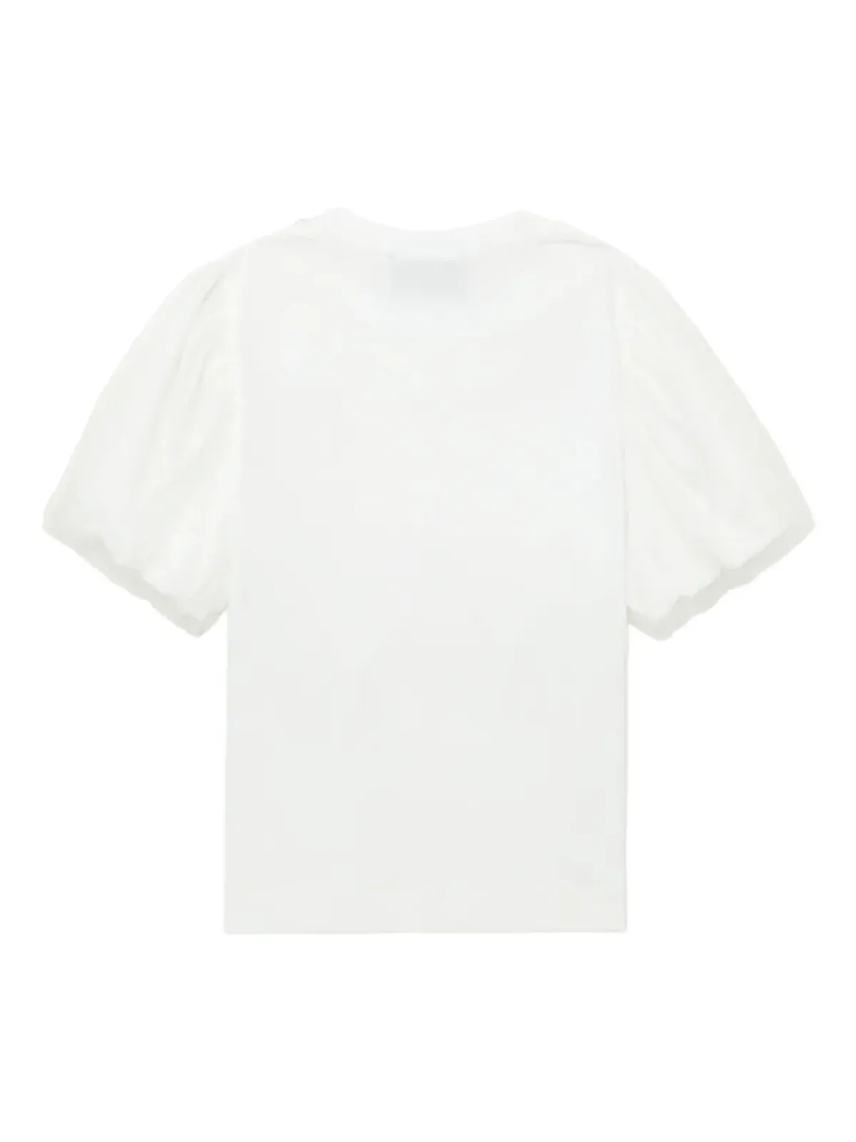 Simone Rocha パール装飾パフスリーブトップ - White - 画像3