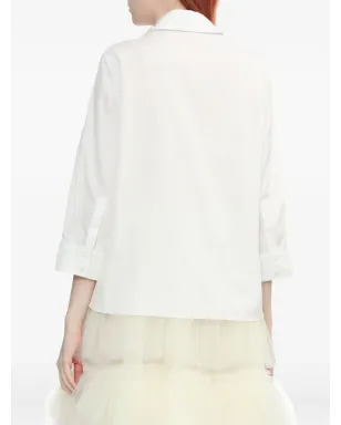 Simone Rocha パール装飾シャツ - サムネイル4