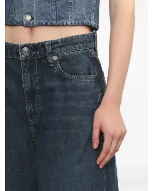 rag & bone ソフィー エンベリッシュドカフ ワイドレッグジーンズ - サムネイル5