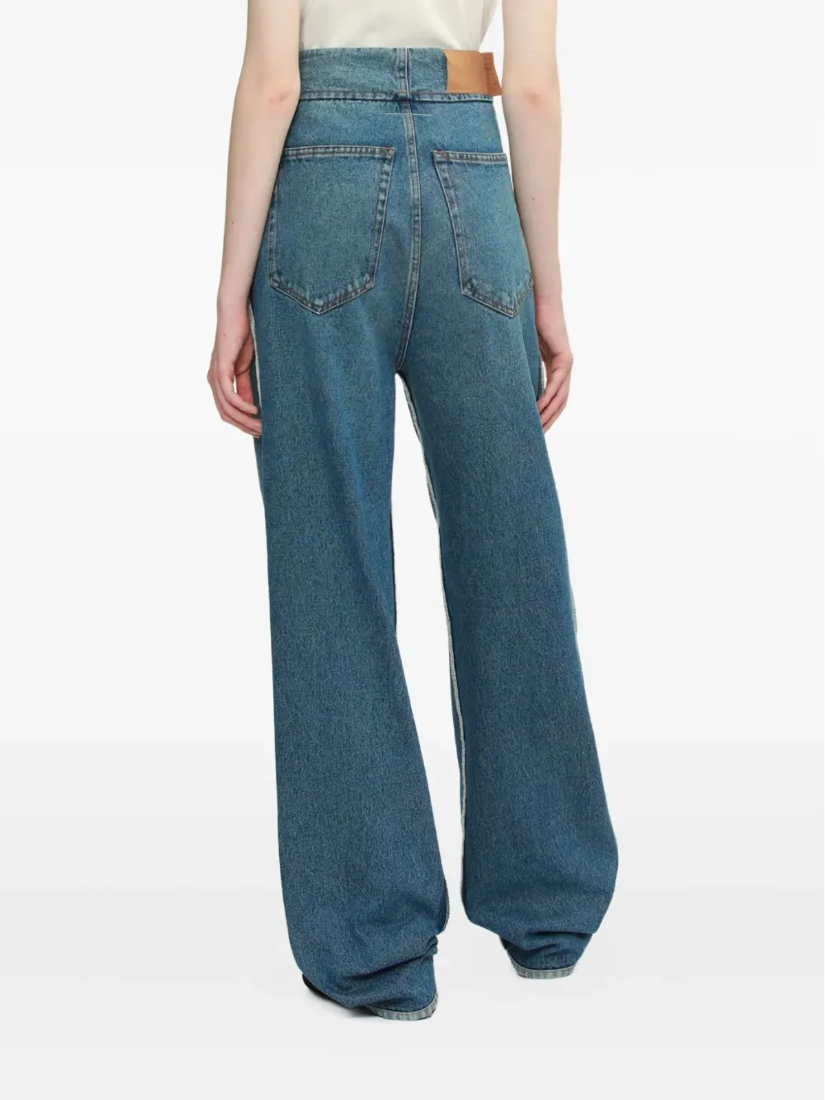 MM6 Maison Margiela ボタンフライジーンズ - 画像3