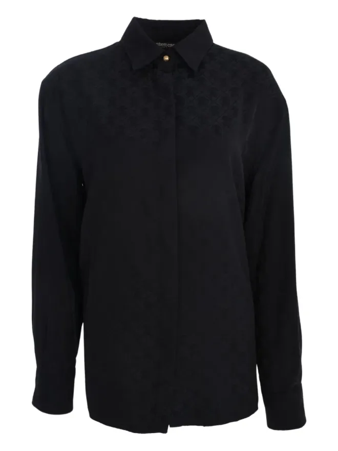 Roberto Cavalli Roberto Cavalli ジャカード柄シャツの商品画像