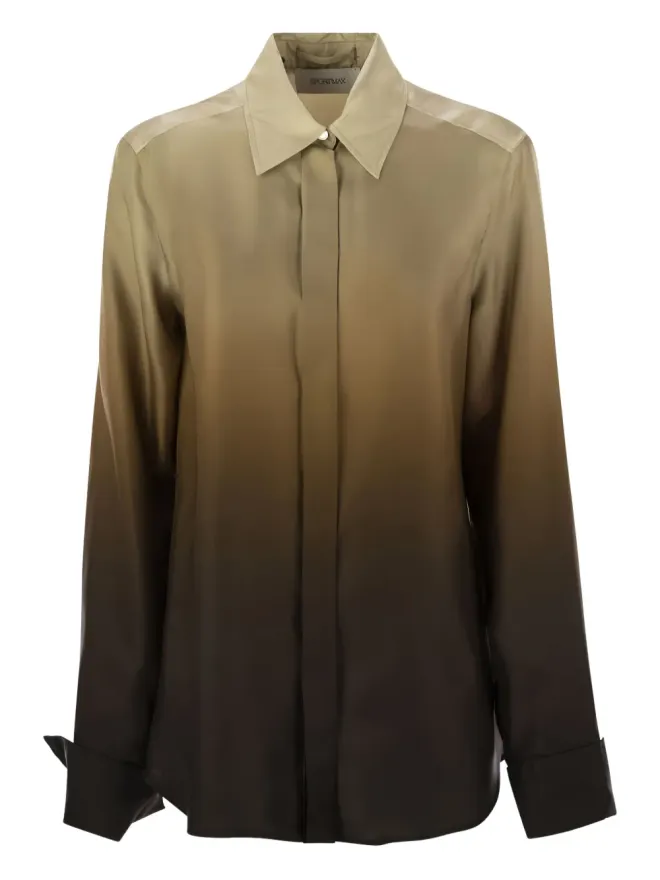 Max Mara Max Mara シルクグラデーションシャツの商品画像