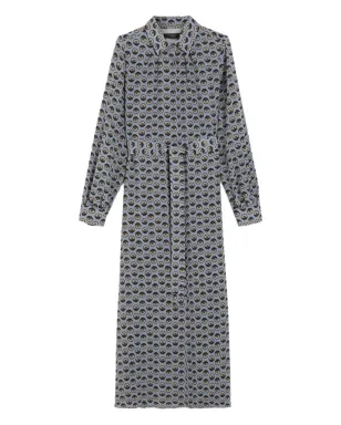 Weekend Max Mara プリントシルク マキシ シャツドレス - サムネイル1