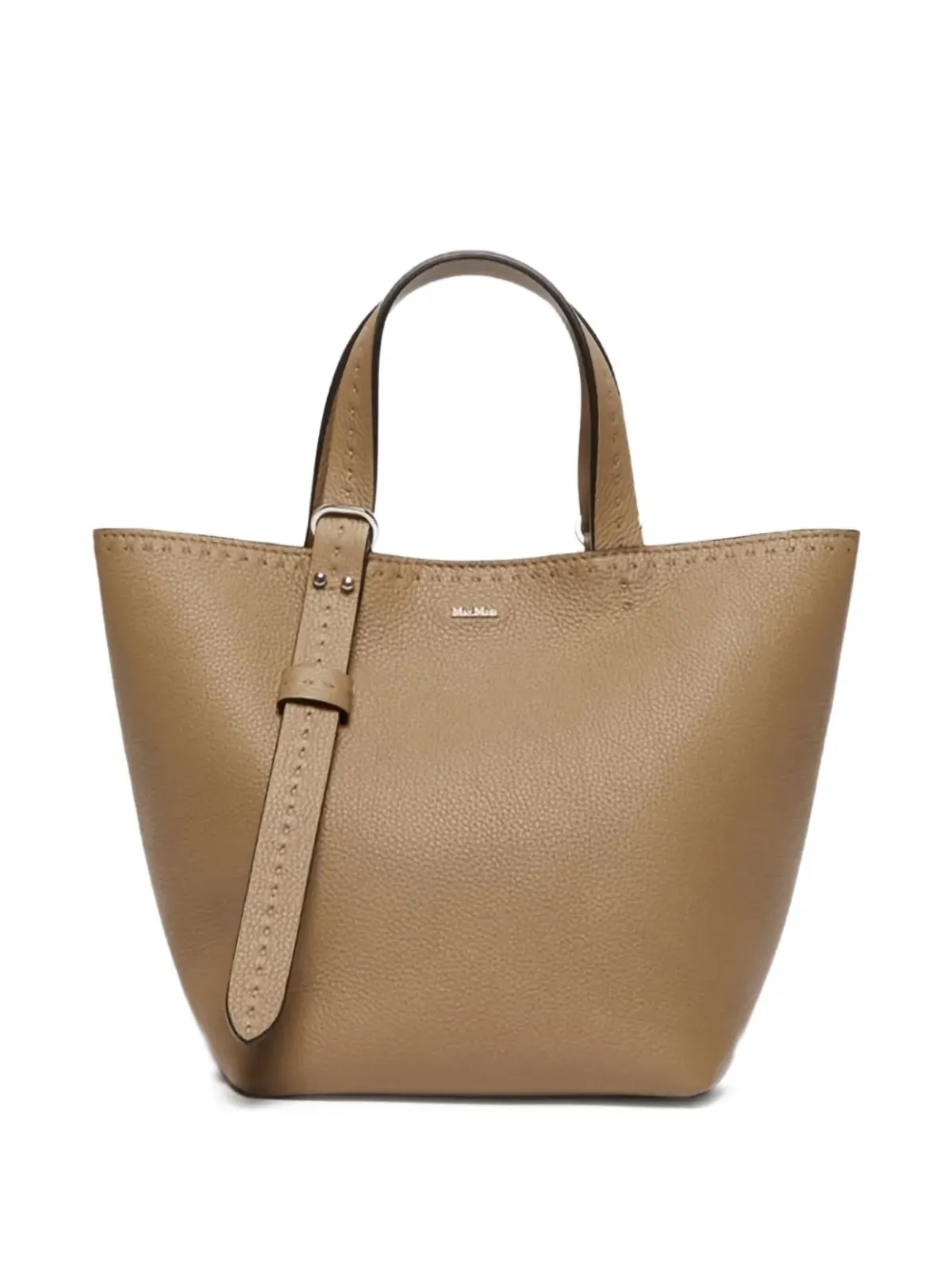 Max Mara ステッチディテール バケットハンドバッグ - 画像1